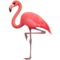 Flamingo emoji on Apple